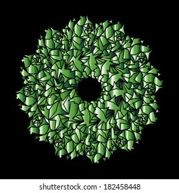 green Abstract background vector art