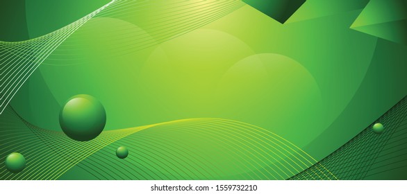 Green Abstract Background vector design