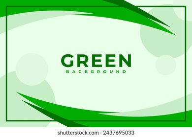 Green Abstract Background Vector Design