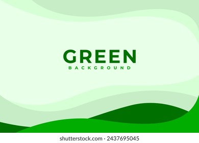 Green Abstract Background Vector Design