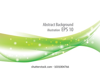 Green abstract background. Vector illustration eps 10