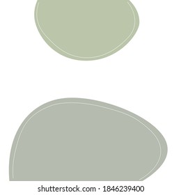 Green abstract background. Vector illustration