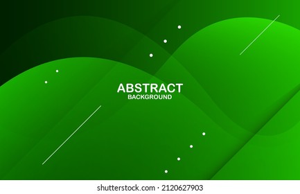 Fondo abstracto verde. Ilustración del vector