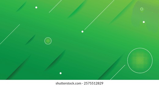 Green abstract background. Vector illustration