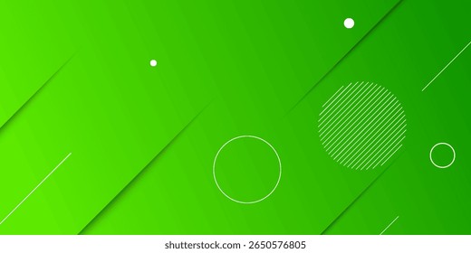 Green abstract background. Vector illustration
