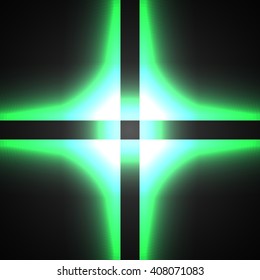 Green abstract background. Vector illustration.