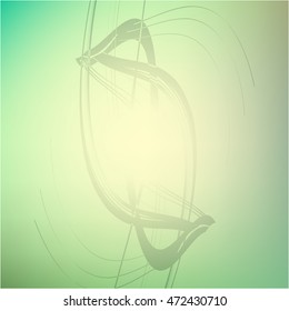 green abstract background. Vector illustration