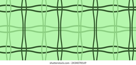 green abstract background with wavy lines