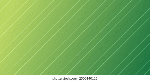 Green abstract background for wide banner with modern pattern material texture