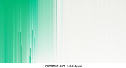 Panorama abstracto verde. Bolsillo verde a blanco.