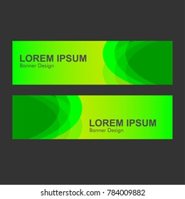 Green Abstract Banner