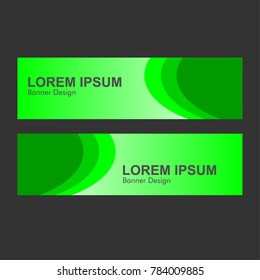 Green Abstract Banner