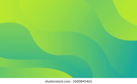 Green abstract banner background. Creative illustration for poster, web, landing, page, cover