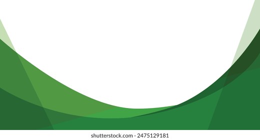 Green abstract banner background vector with dynamic curve, multiply, and overlay layers. Perfect for banner, background, template, flyer, and presentation.