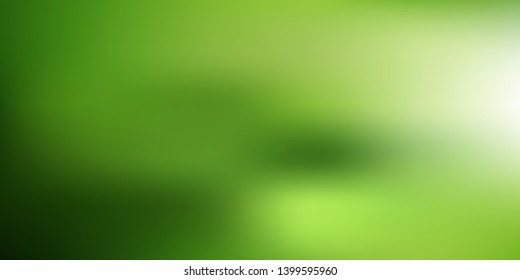 Green Abstract Blurred Background. Nature Green Blurred Background. Vector Illustration.
