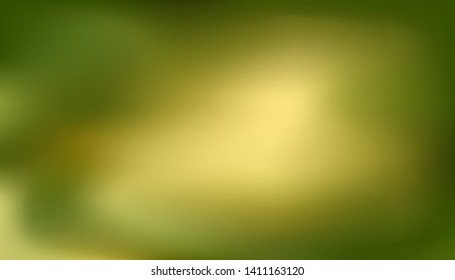Green Abstract Blurred Background. Nature Green Blurred Background. Vector Illustration.