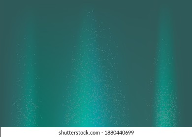 Green abstract blurry background with shiny dots and glowing rays for web design, banners,flyers, print, cell phone Wallpaper