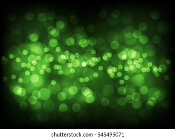 green abstract bokeh background