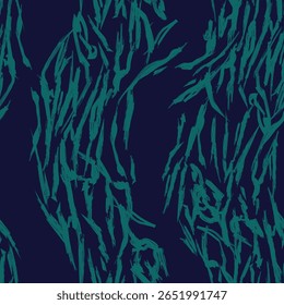 Conception de motifs de coups de pinceau d'Abstrait vert pour les textiles de mode, graphiques et artisanat