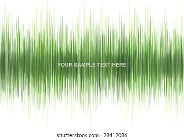 green abstract card