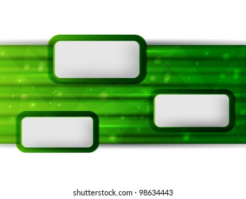 green abstract card. vector illustration