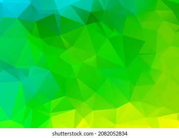 Green Abstract Color Polygon Background Design, Abstract Geometric Gradient. Vector art.