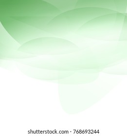 Green abstract curve background with copy space.Modern design template for web site,digital presentation,cover and magazine. Wavy concept for brochure and space for white text. Low poly graphic design