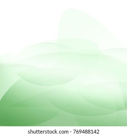 Green abstract curve background with copy space.Modern design template for web site,digital presentation,cover and magazine. Wavy concept for brochure and space for white text. Low poly graphic design
