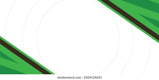 Green Abstract Curve Element Corner Border, Gradient Wave Decoration. Wave Corner Abstract Background Vector. Graphic Design Element. Vector Illustration, Abstract White and Green wave wide background