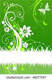 diseño abstracto verde