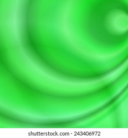 Green abstract design background with swirls