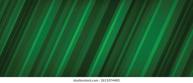 Green Abstract Diagonal Stripes Background