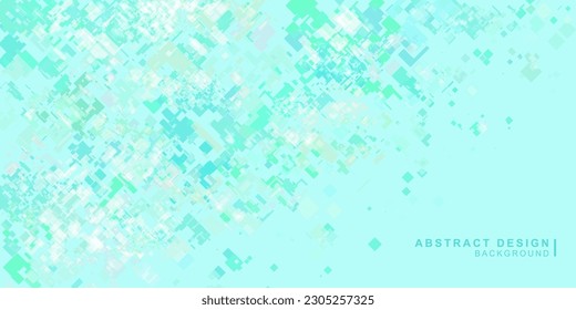 green abstract digital image, vector illustration