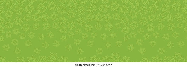 Grüne abstrakte Herbstblumen nahtlose Muster für Gewebe, Rahmen, Hintergründe, Verpackung und andere Verwendungszwecke