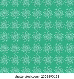 A green abstract flora vintage old retro pattern texture wallpaper background