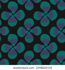 Green Abstract Floral seamless pattern design for fashion textiles, graphics, backgrounds and crafts