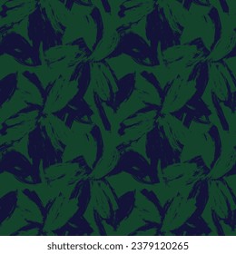 Resumen verde Diseño de patrones sin costura floral para textiles de moda, gráficos, fondos y artesanías