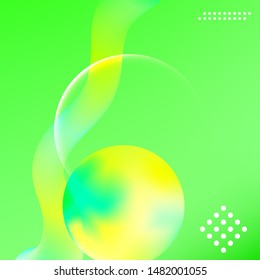 Green Abstract fluid color pattern Green Template for the design of a website landing page or background.