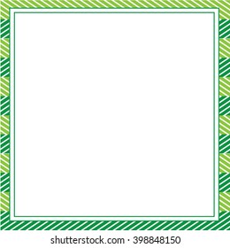 Green abstract frame Template for designs, invitation, party, birthday, wedding.