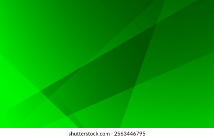 Green abstract futuristic geometric background. Vector illustration