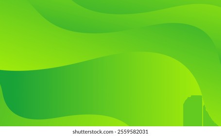 Green abstract geometric background design. Creative illustration for poster, web, landing, cover, greeting, EPS 10