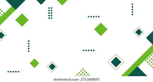 abstrakte, grüne geometrische Hintergrunddesignvorlage mit leerem Platz für text.eps.10.