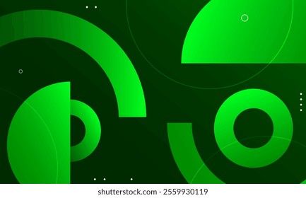 Green abstract geometric background. Eps10 vector