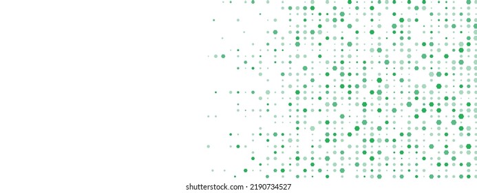 Green abstract geometric background frame. Texture of hexagons. Linear pattern of cells, honeycomb. Design of banner, poster website, frame social networks, business. Vector illustration.