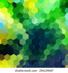 Green abstract geometric background pattern