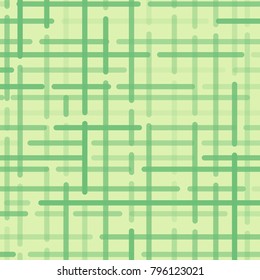 Green abstract geometric background with rounded lines. Vector illustration