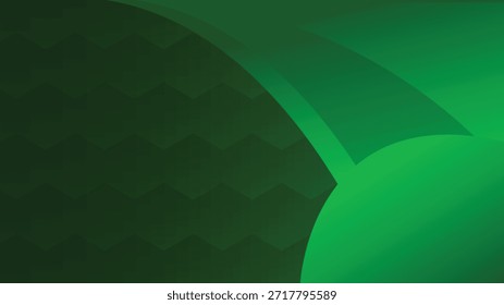 Fondo geométrico abstracto verde con Formas curvas suaves ideal para presentaciones de marca de negocios Sitios web App Anuncios carteles y diseños digitales modernos diseños visuales uso del arte