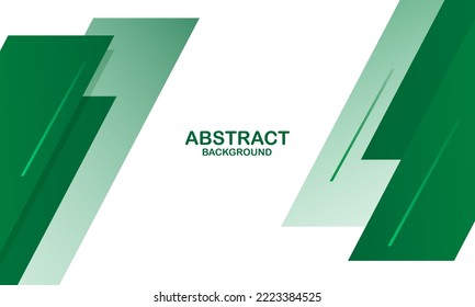 Green abstract geometric background. Vector illustration