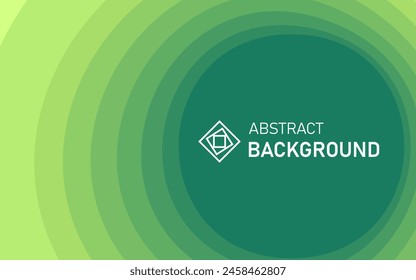 Fondo geométrico abstracto verde en Vector.