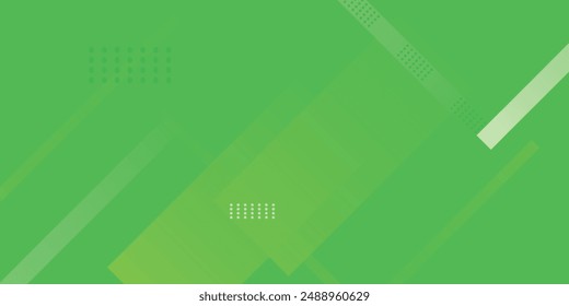 Green abstract geometric background vector design